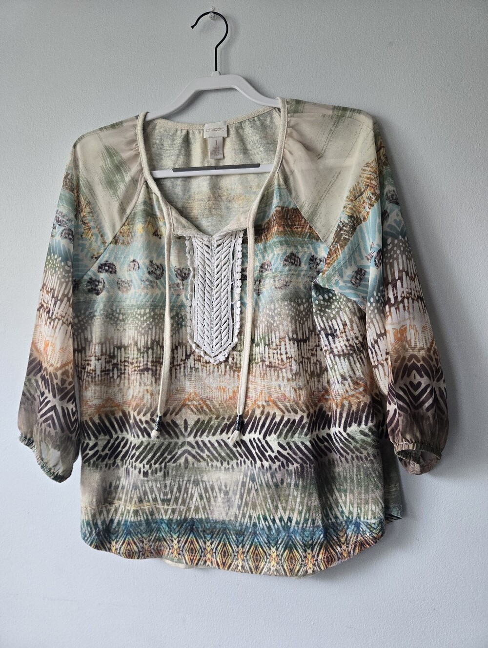 Chicos Multicolo Patterned Top 1